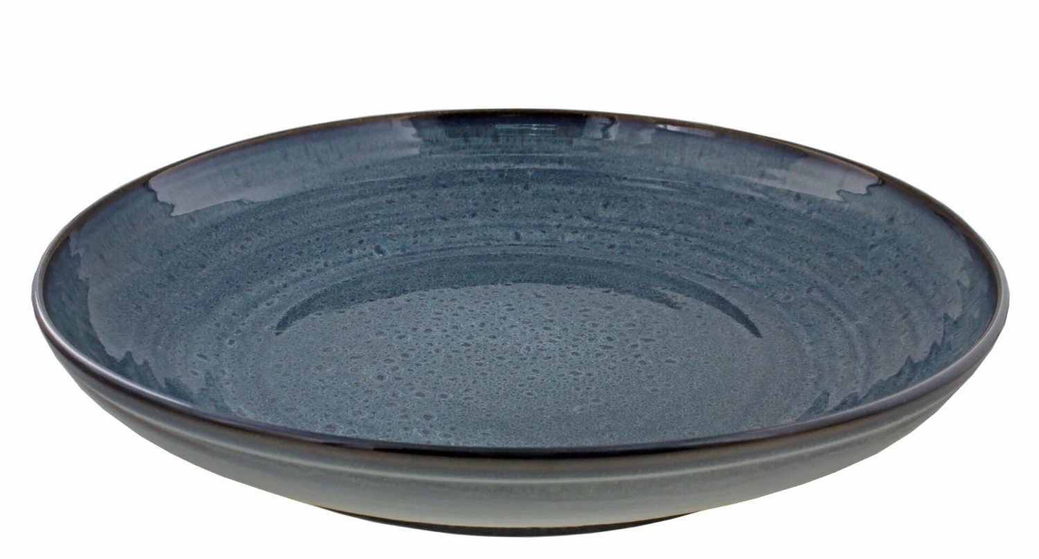 Oldenhof 1821 Serveerbord ø 45 Cm Aardewerk Indigo Spickel Blauw 1 Oldenhof 1821 Serveerbord ø 45 Cm Aardewerk Indigo Spickel Blauw