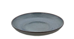 Oldenhof 1821 Serveerbord ø 35 Cm Aardewerk Indigo Spickel Blauw