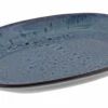 Oldenhof 1821 Ovale Serveerschaal ø 30,5 X 21 Cm Aardewerk Indigo Spickel Blauw
