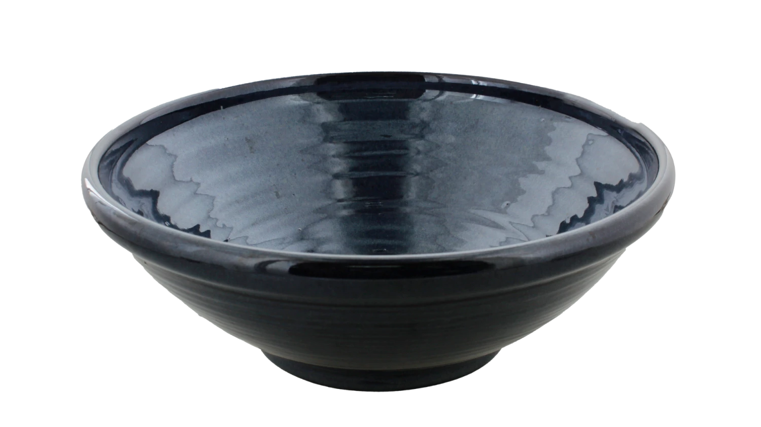 Oldenhof 1821 Saladeschaal ø 33 X 13 Cm Aardewerk Indigo Blauw 1 Oldenhof 1821 Saladeschaal ø 33 X 13 Cm Aardewerk Indigo Blauw