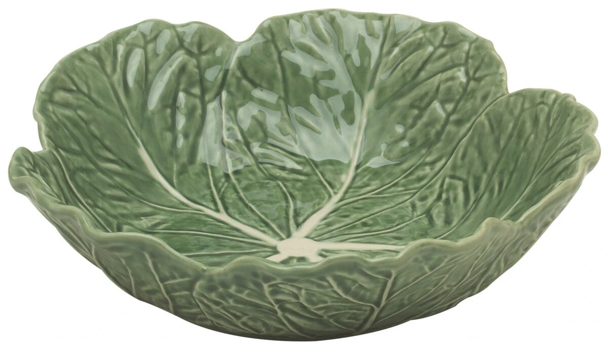 Bordallo Koolblad Schaal ø 29 Cm Aardewerk Groen 1 Bordallo Koolblad Schaal ø 29 Cm Aardewerk Groen