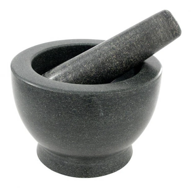 Oldenhof Vijzel ø 15 Cm Graniet Donkergrijs 1 Oldenhof Vijzel ø 15 Cm Graniet Donkergrijs