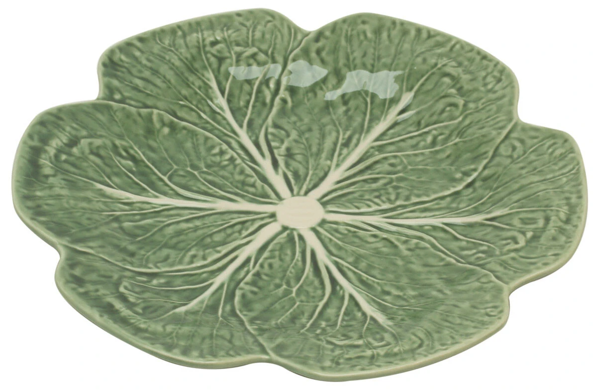Bordallo Koolblad Bord ø 26,5 Cm Aardewerk Groen 1 Bordallo Koolblad Bord ø 26,5 Cm Aardewerk Groen