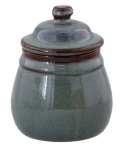 Oldenhof 1821 Suikerpotje Aardewerk Olijfgrijs