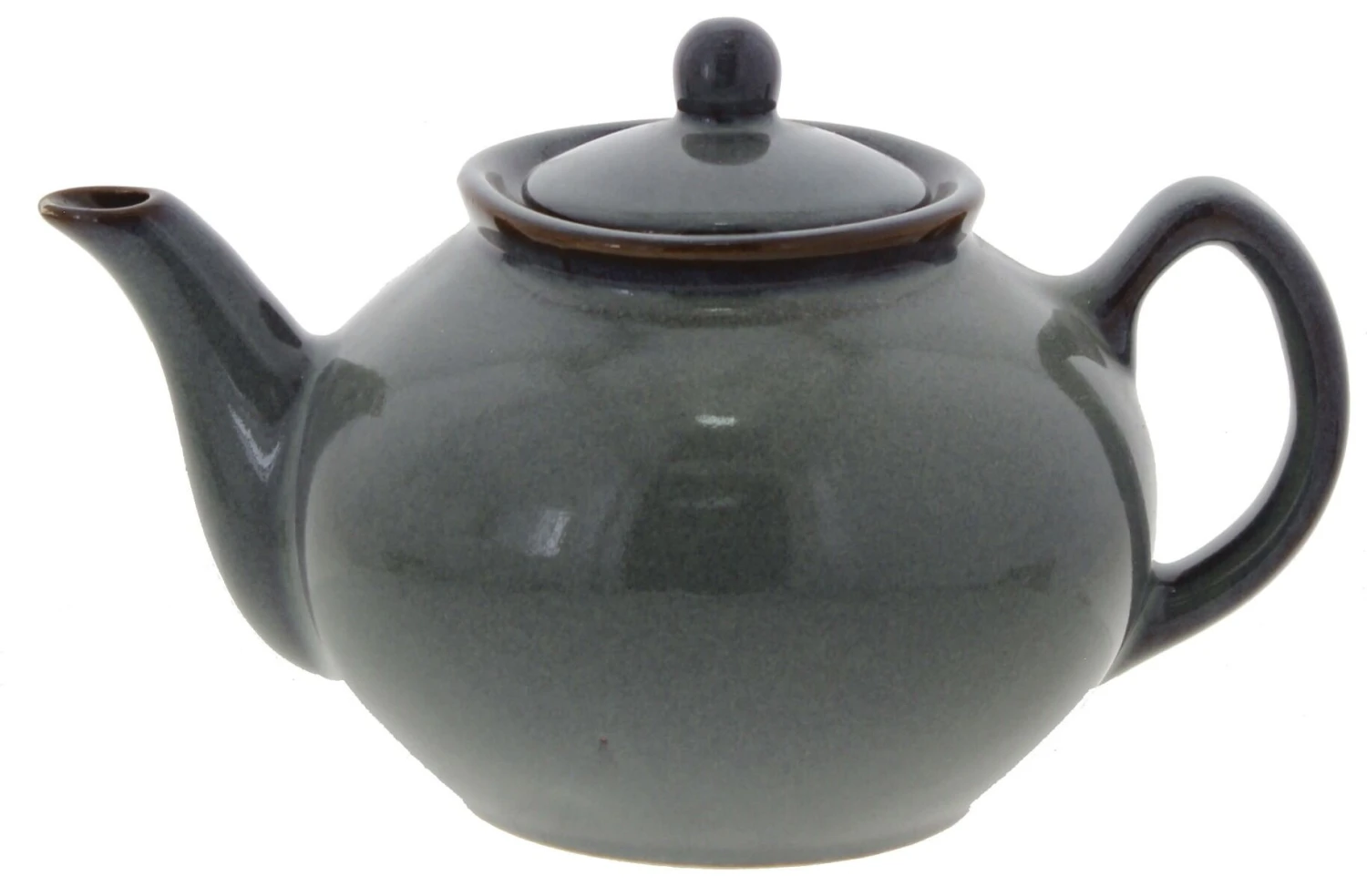 Oldenhof 1821 Theepot 1 Liter Aardewerk Olijfgrijs