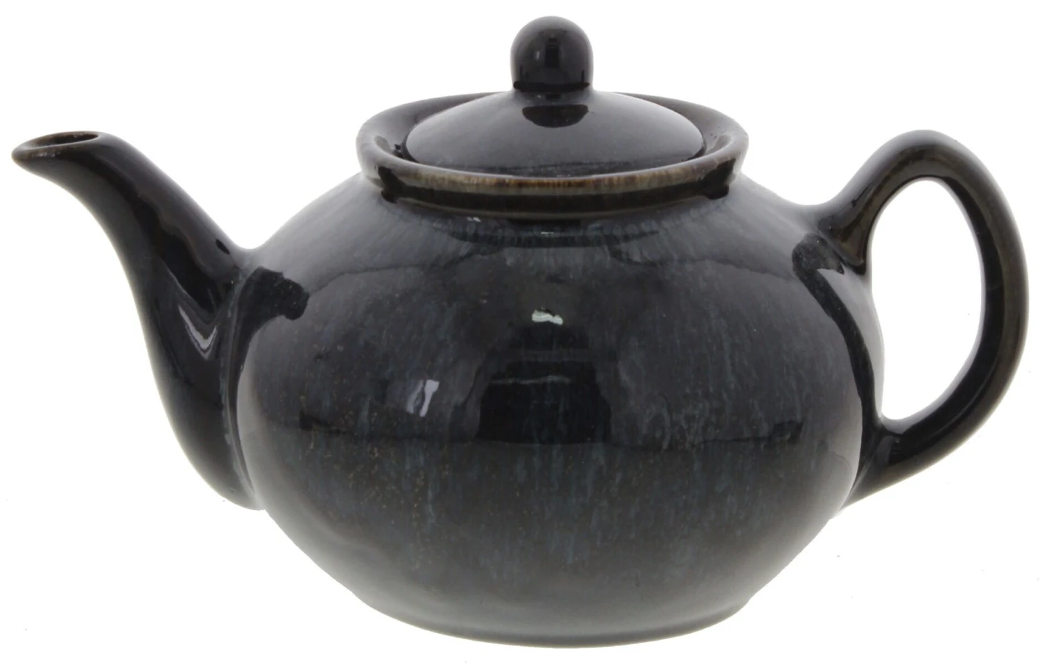 Oldenhof 1821 Theepot 1 Liter Aardewerk Spikkelblauw