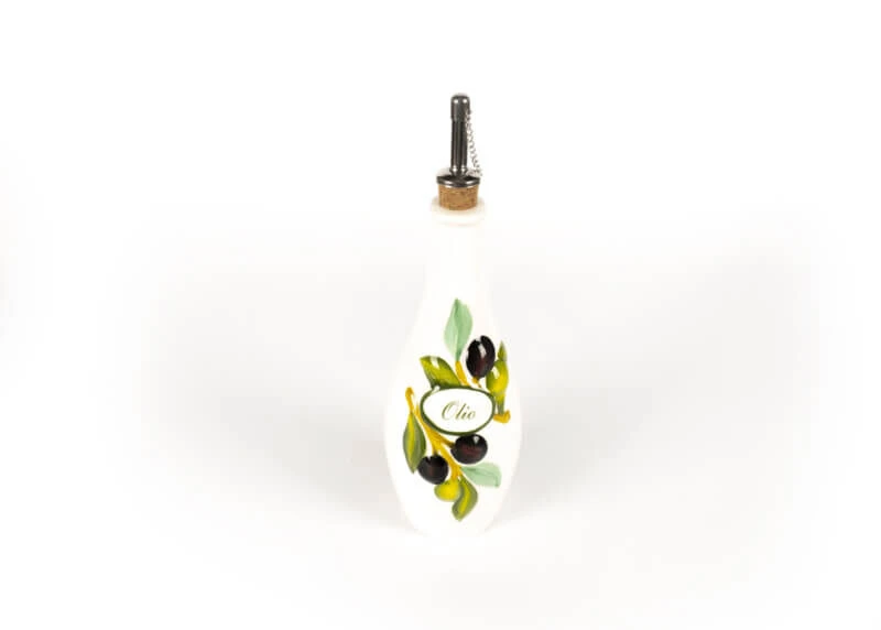 Oldenhof Olijfoliefles Met Olijven 500 Ml Aardewerk Wit 1 Oldenhof Olijfoliefles Met Olijven 500 Ml Aardewerk Wit