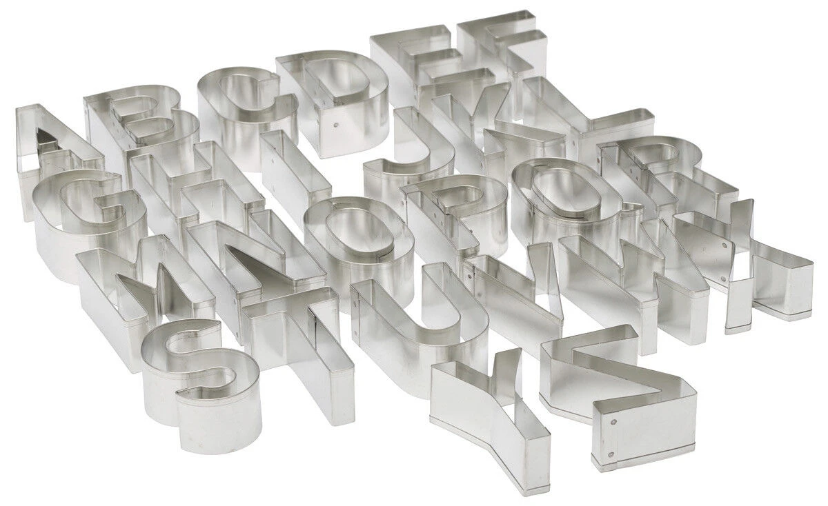 Oldenhof Uitsteekvorm Alfabet Letters 6 Cm Rvs 26-delig 1 Oldenhof Uitsteekvorm Alfabet Letters 6 Cm Rvs 26-delig