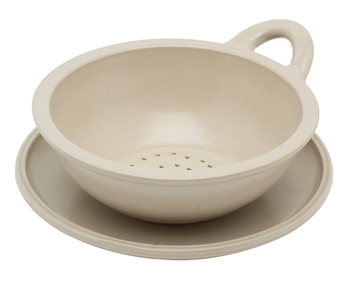 Oldenhof Fruitkom Met Onderzetter ø 20 Cm Keramiek Beige 1 Oldenhof Fruitkom Met Onderzetter ø 20 Cm Keramiek Beige