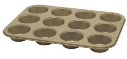 Oldenhof Golden Heritage Bakplaat 12 Muffins ø 7 Cm Staal