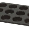 Oldenhof Bakers Select Bakblik Voor 12 Mini Muffins ø 4,5 Cm Zwart