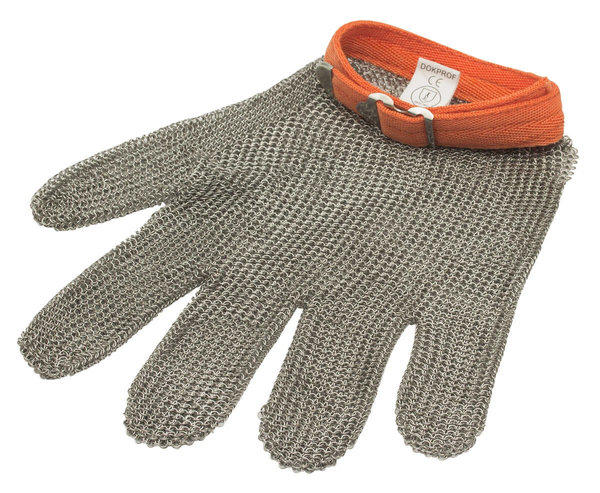 Oldenhof Oesterhandschoen XL Rvs Oranje 1 Oldenhof Oesterhandschoen XL Rvs Oranje