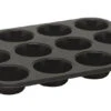 Oldenhof Bakers Select Bakblik Voor 12 Muffins ø 7,5 Cm Zwart