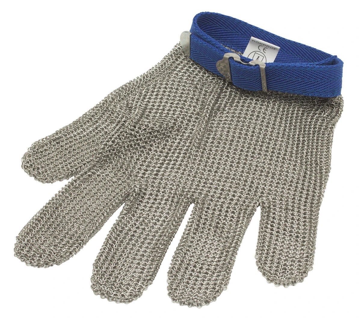 Oldenhof Oesterhandschoen L Rvs Blauw 1 Oldenhof Oesterhandschoen L Rvs Blauw