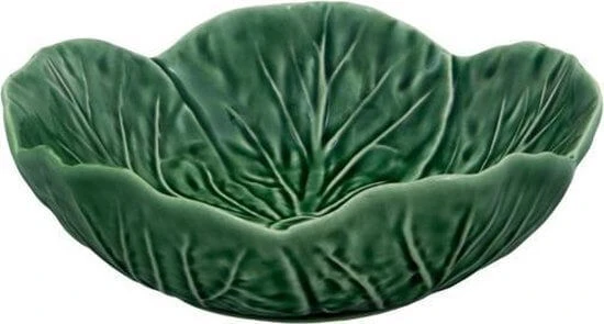 Bordallo Koolblad Kom ø 15 Cm Aardewerk Groen 1 Bordallo Koolblad Kom ø 15 Cm Aardewerk Groen