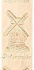 Oldenhof Speculaasplank Molens 46,5 Cm Hout 3 Stuks
