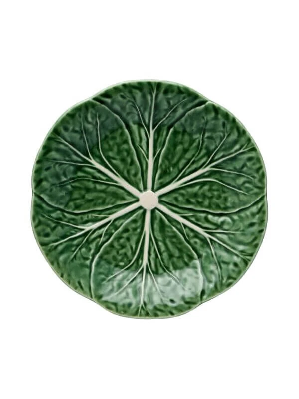 Bordallo Koolblad Bord ø 19 Cm Aardewerk Groen 1 Bordallo Koolblad Bord ø 19 Cm Aardewerk Groen