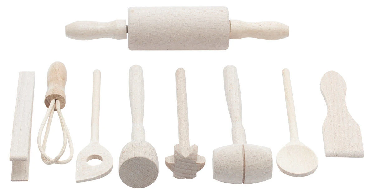 Oldenhof Kinderbakset Hout 9-delig 1 Oldenhof Kinderbakset Hout 9-delig