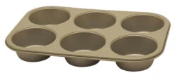 Oldenhof Golden Heritage Bakplaat 6 Jumbo Muffins ø 9 Cm Staal