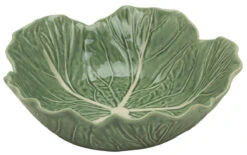 Bordallo Koolblad Schaal ø 22,5 Cm Aardewerk Groen
