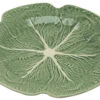 Bordallo Koolblad Bord ø 30,5 Cm Aardewerk Groen
