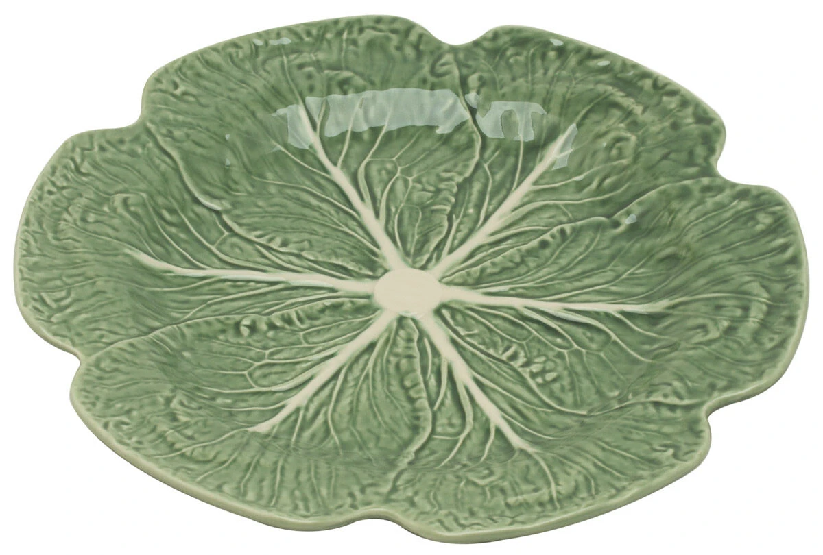 Bordallo Koolblad Bord ø 30,5 Cm Aardewerk Groen 1 Bordallo Koolblad Bord ø 30,5 Cm Aardewerk Groen