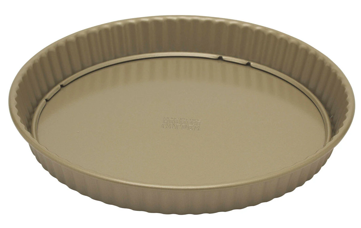 Oldenhof Golden Heritage Ronde Taartvorm ø 26 Cm Geribbeld Met Losse Bodem Staal 1 Oldenhof Golden Heritage Ronde Taartvorm ø 26 Cm Geribbeld Met Losse Bodem Staal