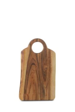 Oldenhof Raw Serveerplank Met Ronde Greep 30 X 17 Cm Acaciahout