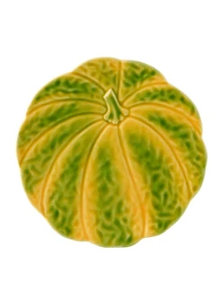 Bordallo Pompoen Dessertbord ø 22 Cm Aardewerk Oranje