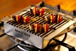 Ironchef Lavagrillpan 26 X 21 Cm Rvs -Oldenhof eav1100