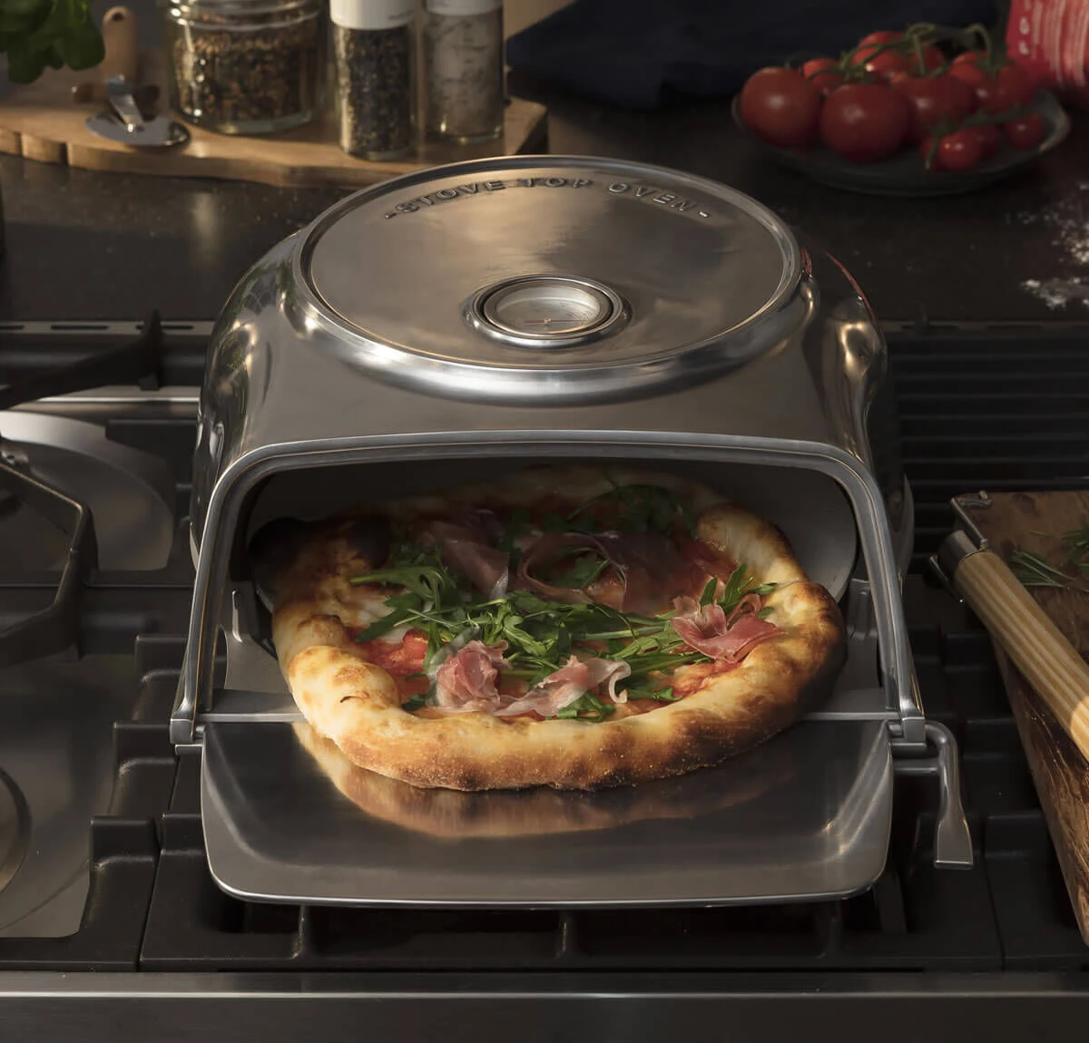 Oldenhof Fernus Stovetop Pizzaoven Rvs 6 Oldenhof Fernus Stovetop Pizzaoven Rvs - Afbeelding 6