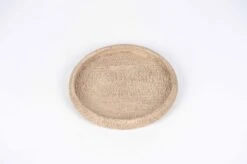 Oldenhof Large Schaal Met Opstaande Rand ø 30,5 Cm Zandkleurig