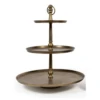 Oldenhof 3-laags Etagère 77 Cm Antique Brass