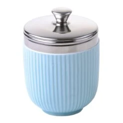 Oldenhof Fluted Eipocheerder ø 6,5 Cm Porselein Blauw