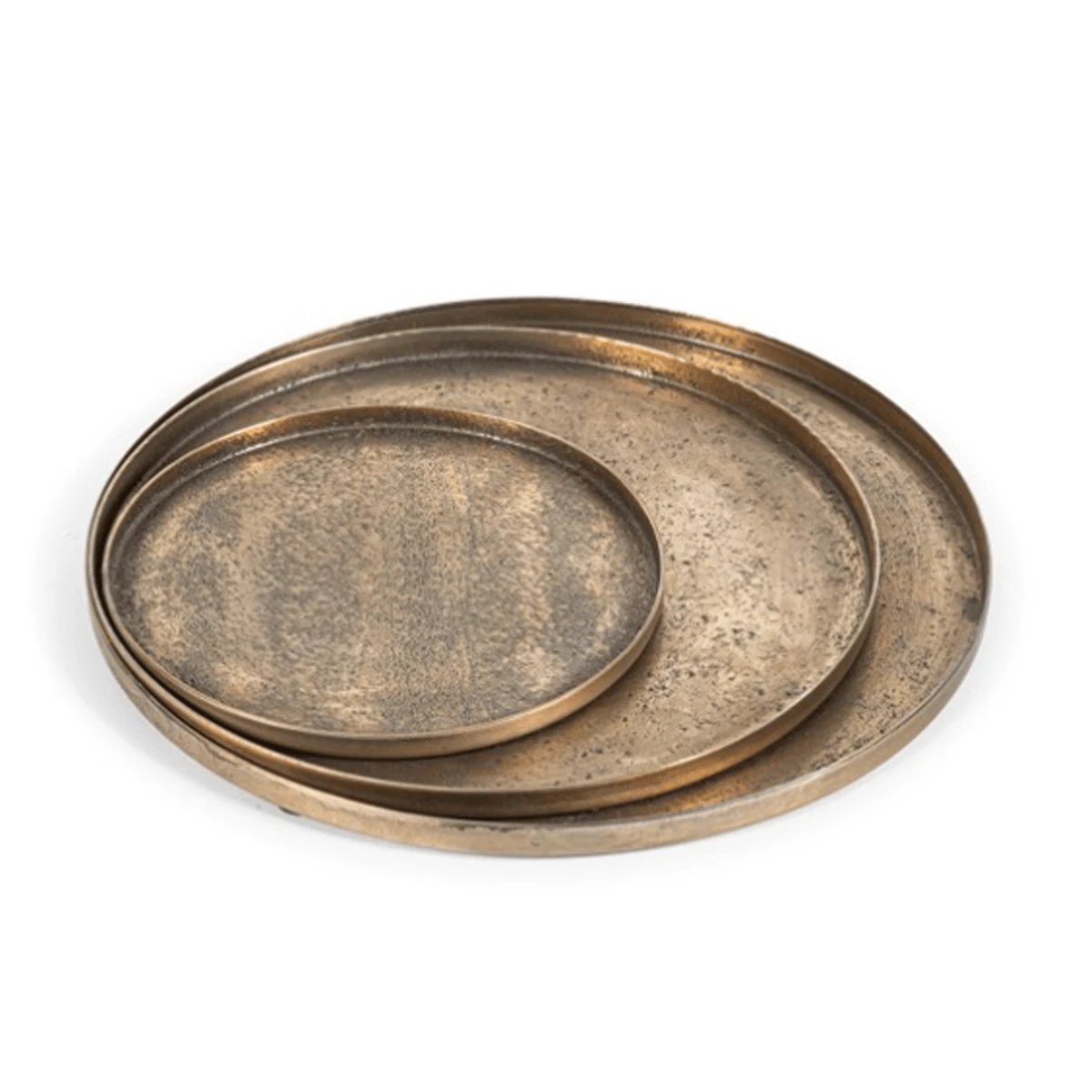 Oldenhof Schaal Met Zandstructuur Small ø 21 X 1 Cm Antique Gold 1 Oldenhof Schaal Met Zandstructuur Small ø 21 X 1 Cm Antique Gold