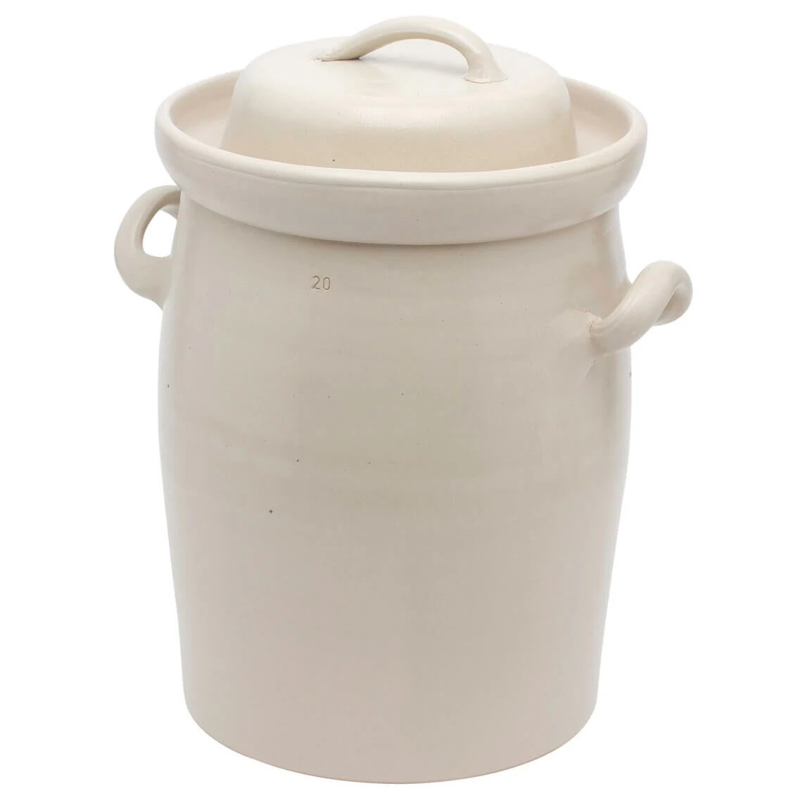 Oldenhof Zuurkoolpot Met Deksel 20 Liter Keramiek 1 Oldenhof Zuurkoolpot Met Deksel 20 Liter Keramiek