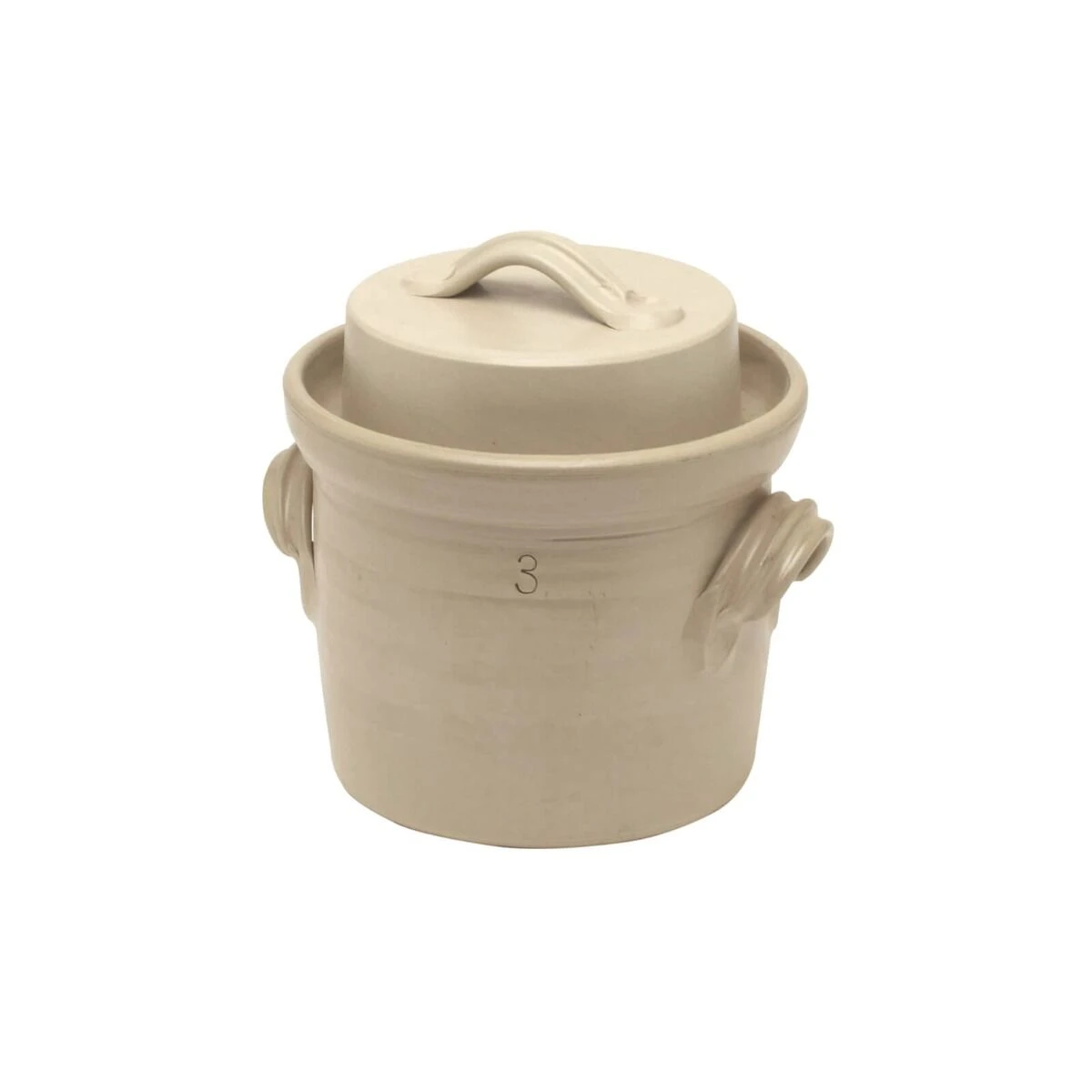 Oldenhof Zuurkoolpot Met Deksel 3 Liter Keramiek 1 Oldenhof Zuurkoolpot Met Deksel 3 Liter Keramiek