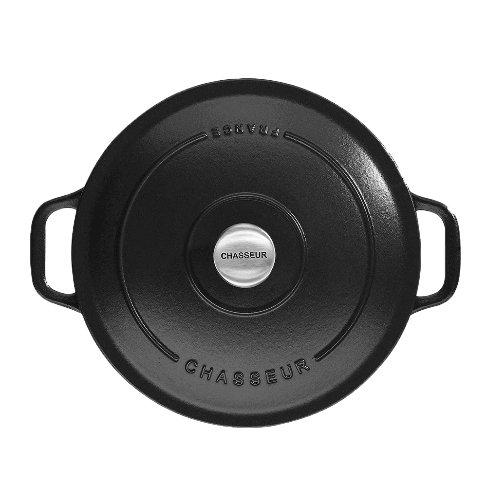 Chasseur Braadpan 5 Liter ø 26 Cm Gietijzer Mat Zwart - Afbeelding 3