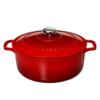 Chasseur Braadpan 6,1 Liter ø 28 Cm Gietijzer Rood