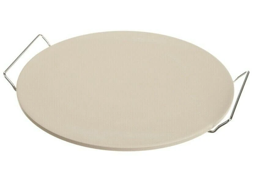 Oldenhof Pizzasteen Met Houder ø 32,5 Cm Keramiek 1 Oldenhof Pizzasteen Met Houder ø 32,5 Cm Keramiek