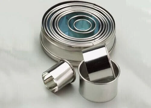 Oldenhof Uitsteekvormen Rond Rvs 11-delig 1 Oldenhof Uitsteekvormen Rond Rvs 11-delig