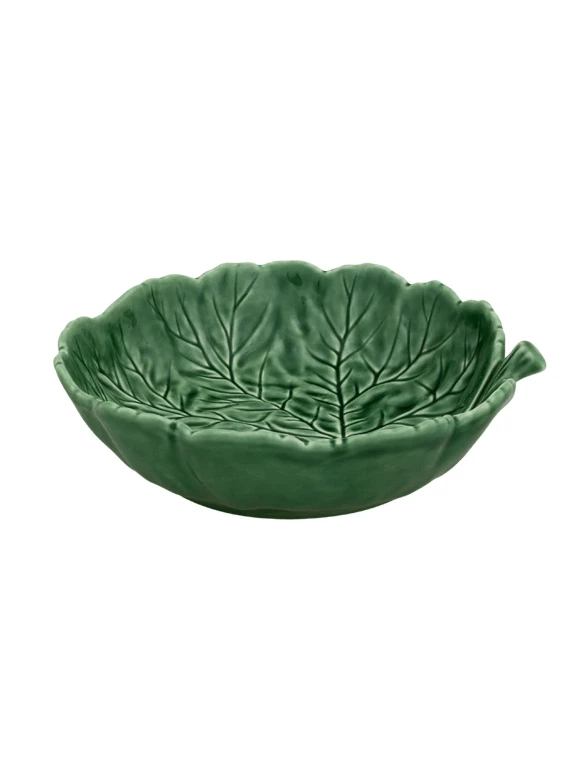 Bordallo Koolblad Schaal ø 20 Cm Aardewerk Groen 1 Bordallo Koolblad Schaal ø 20 Cm Aardewerk Groen