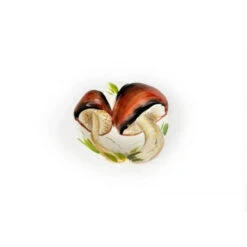 Oldenhof Kleine Diepe Schaal Paddenstoelen Bruin