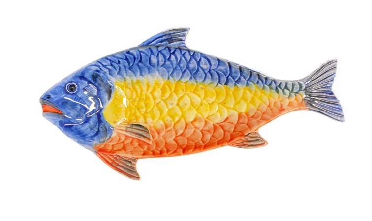 Oldenhof Lepellegger Vis Aardewerk Gekleurd 1 Oldenhof Lepellegger Vis Aardewerk Gekleurd