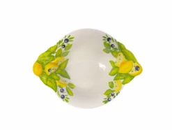 Oldenhof Diepe Kom Citroen M Ø 21 Cm Aardewerk Wit