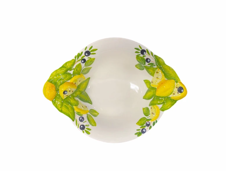 Oldenhof Diepe Kom Citroen M Ø 21 Cm Aardewerk Wit 1 Oldenhof Diepe Kom Citroen M Ø 21 Cm Aardewerk Wit