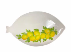 Oldenhof Citroen Presenteerschaal 33 X 19 Cm Aardewerk